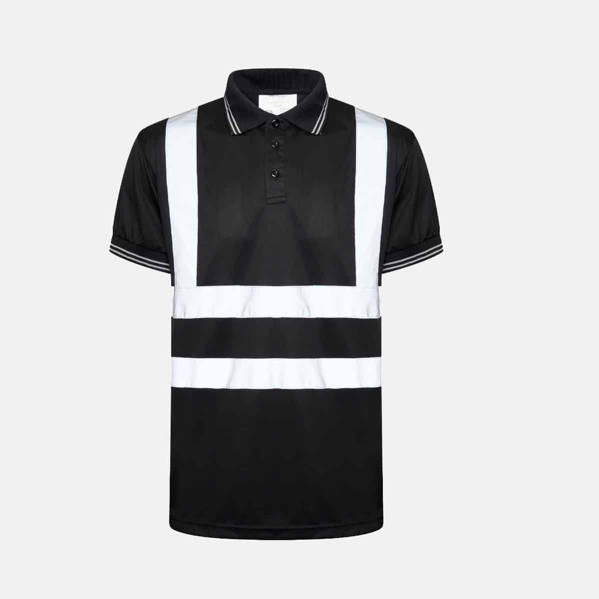 Hi Vis Breathable Short Sleeve Polo Shirt
