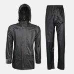 Adults Black Waterproof Over Trousers by Baum Country