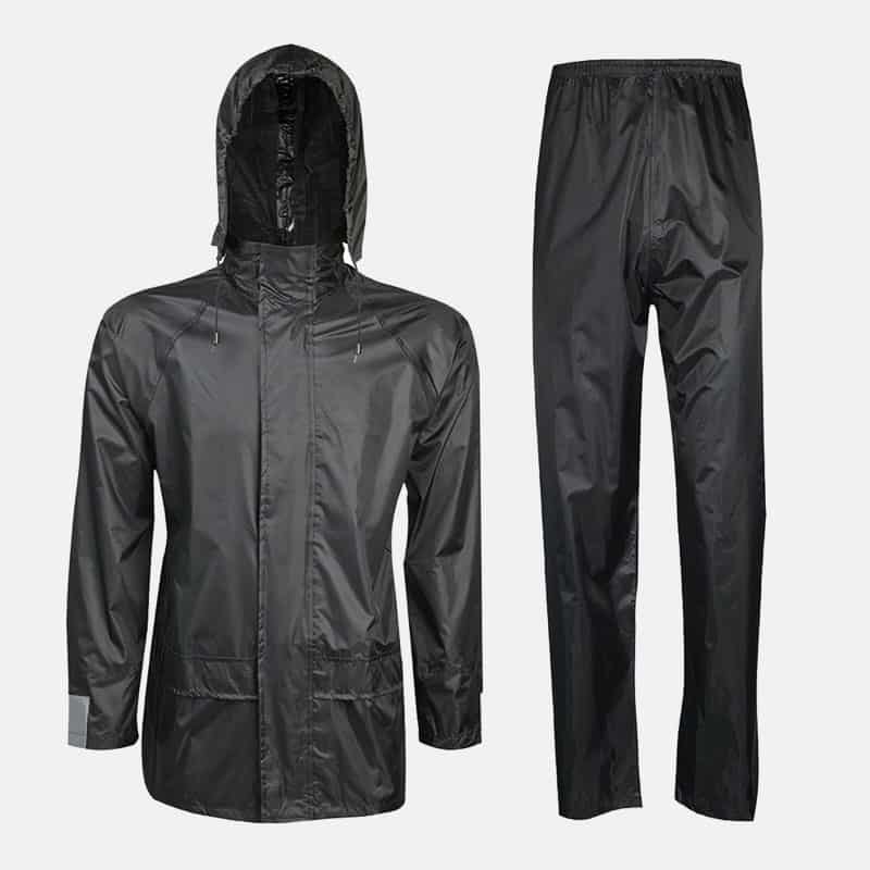 Adults Black Waterproof Over Trousers by Baum Country