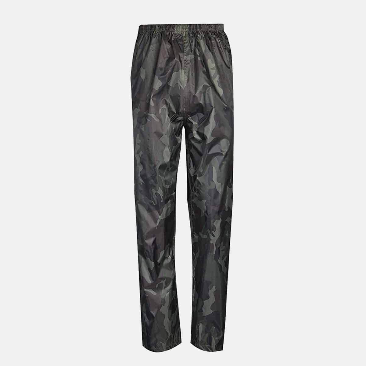 Adults Camouflage Waterproof Over Trousers by Baum Country