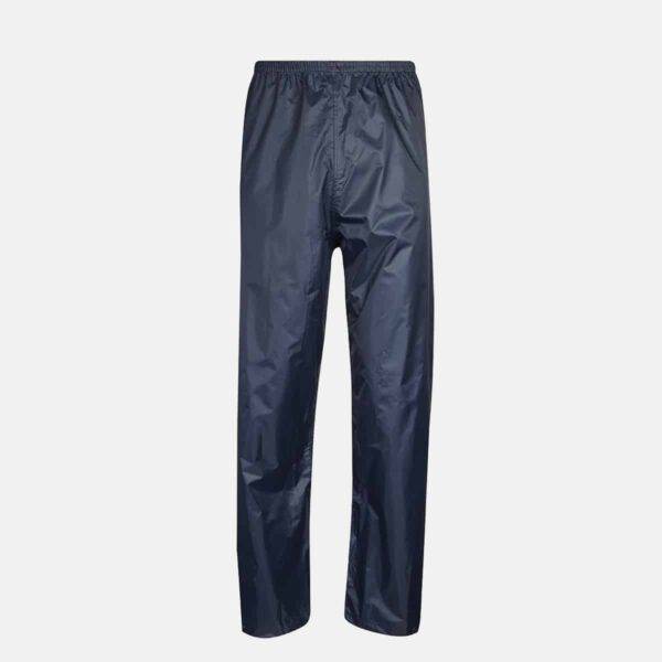 Adults Navy Blue Waterproof Over Trousers by Baum Country