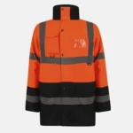 Hi Vis Two Tone Parka Coat | Waterproof Safety Jacket - Image 4