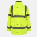 Hi Vis Parka Coat | Waterproof & Insulated Work Jacket - Image 3