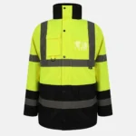 Hi Vis Two Tone Parka Coat | Waterproof Safety Jacket - Image 2