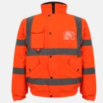 HI VIS BOMBER JACKET ORANGE