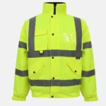 HI VIS BOMBER JACKET YELLOW