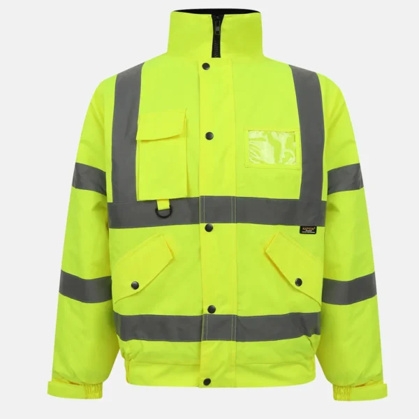HI VIS BOMBER JACKET YELLOW