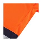 SuperTouch Essentials Hi Vis Eco Cool Air Orange-Navy T-Shirt - Image 4